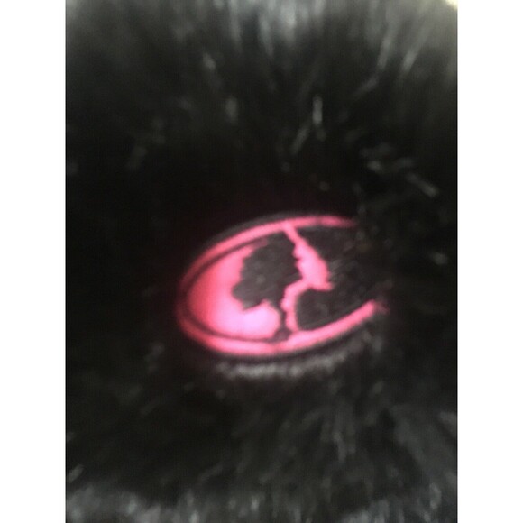 Adult Unisex Signature Mossy Oak Faux Fur Lined Aviator Trapper Hat Black Pink main image 5
